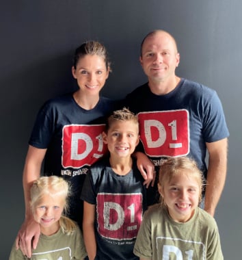 D1 franchisee and family