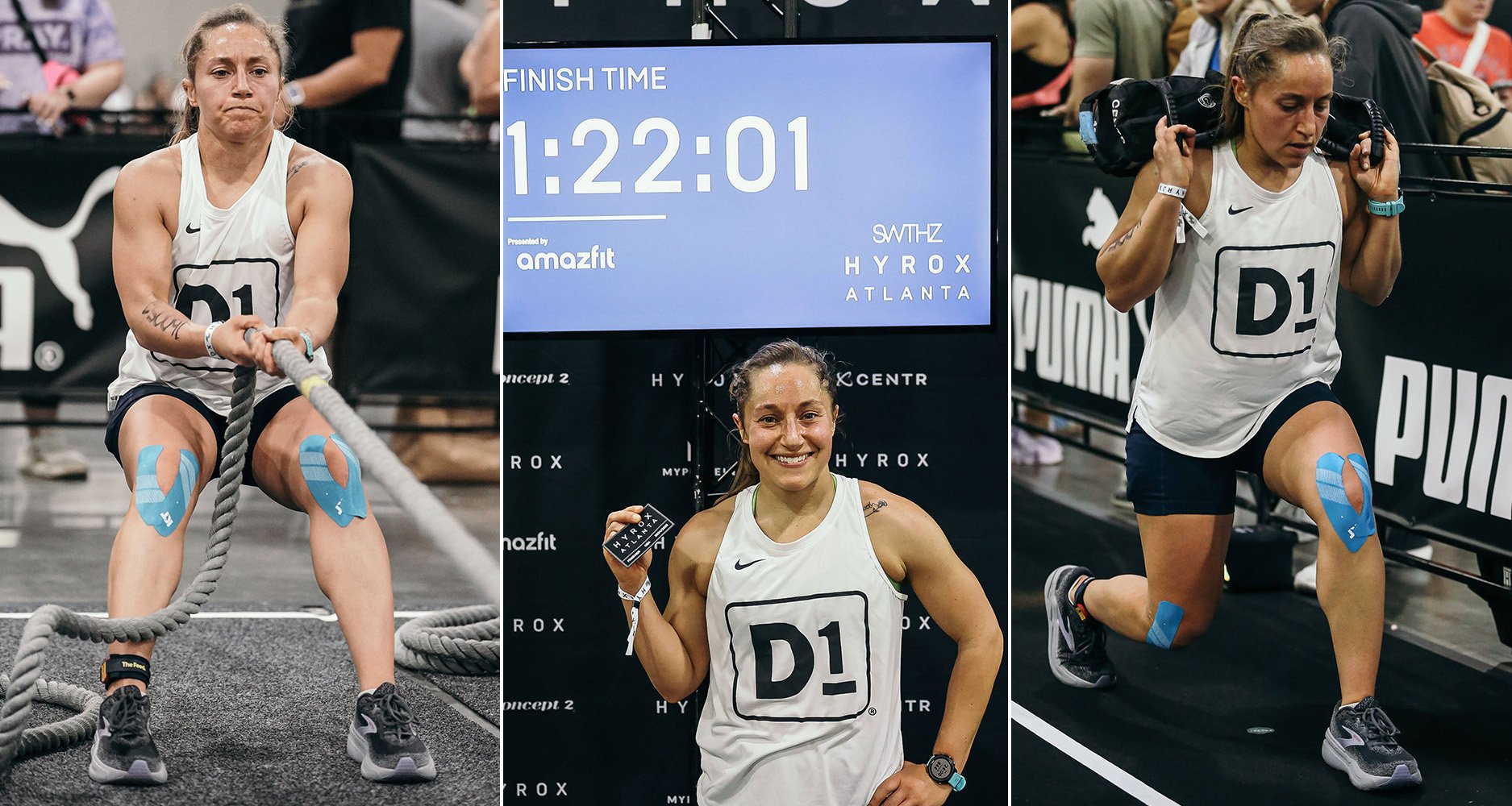 Physical Therapist Represents D1 At HYROX Atlanta, Embraces 'Being Uncomfortable'