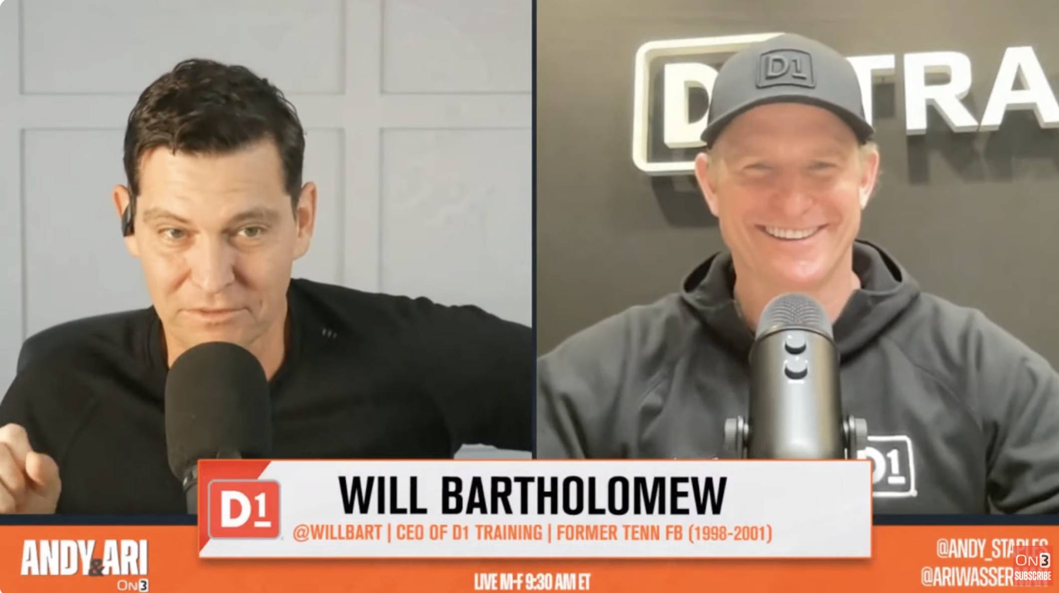 D1's Will Bartholomew Joins On3 Show To Talk Football, Training, Youth Sports, Recruiting